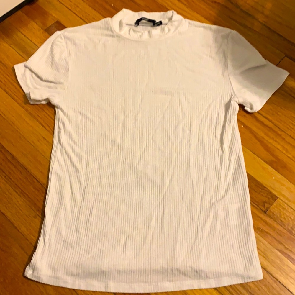 White Sportsgirl fitted shirt, Size Small